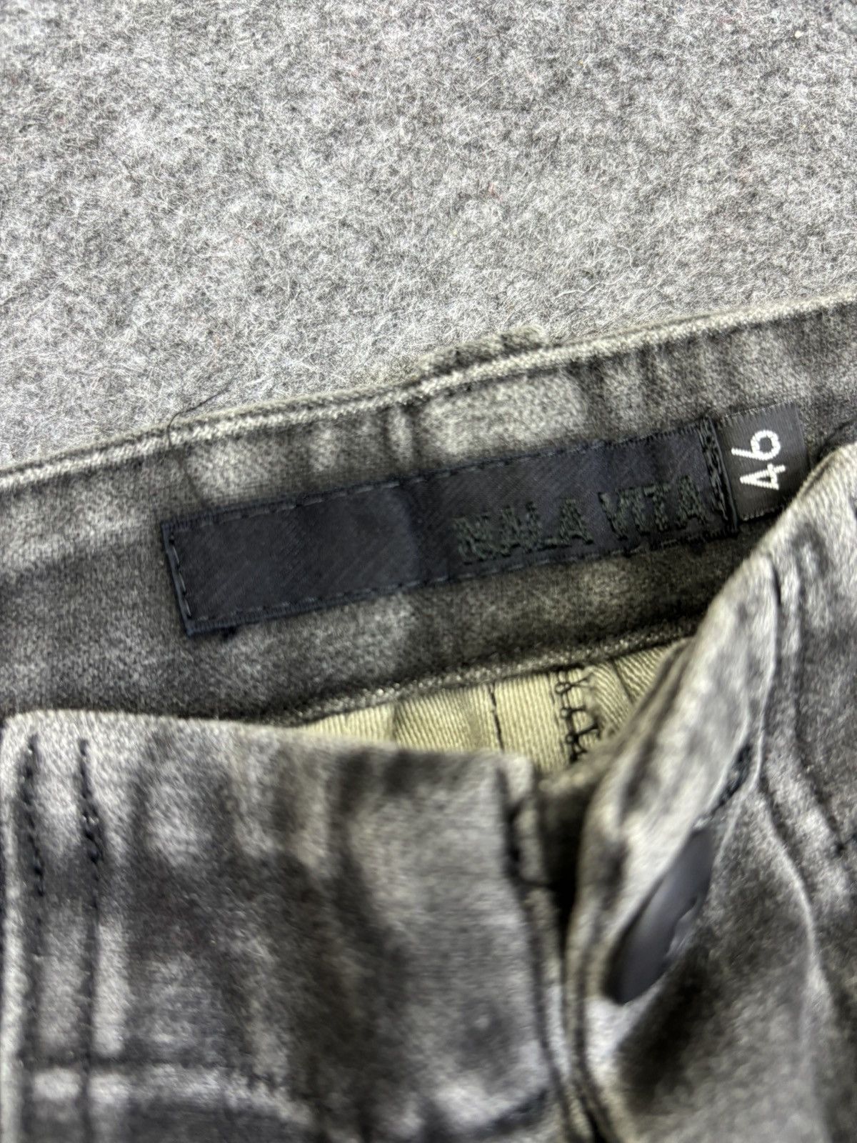 Japanese Brand Mala Vita Full Zipper Up Black Wash Multipockets Pant F825 Size US 32 / EU 48 - 9 Thumbnail