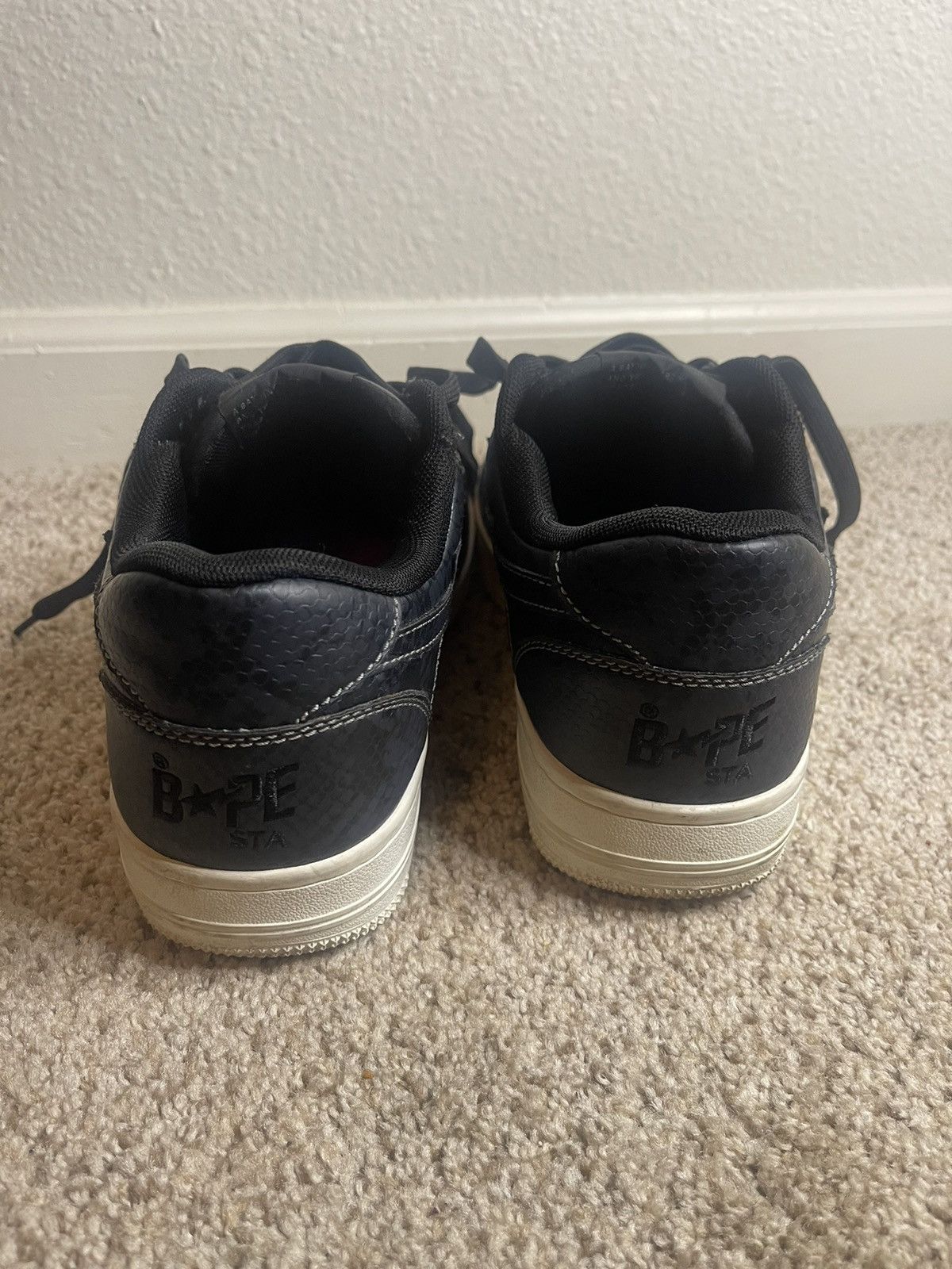 Bape Bapesta Snakeskin Size US 8 / EU 41 - 2 Thumbnail