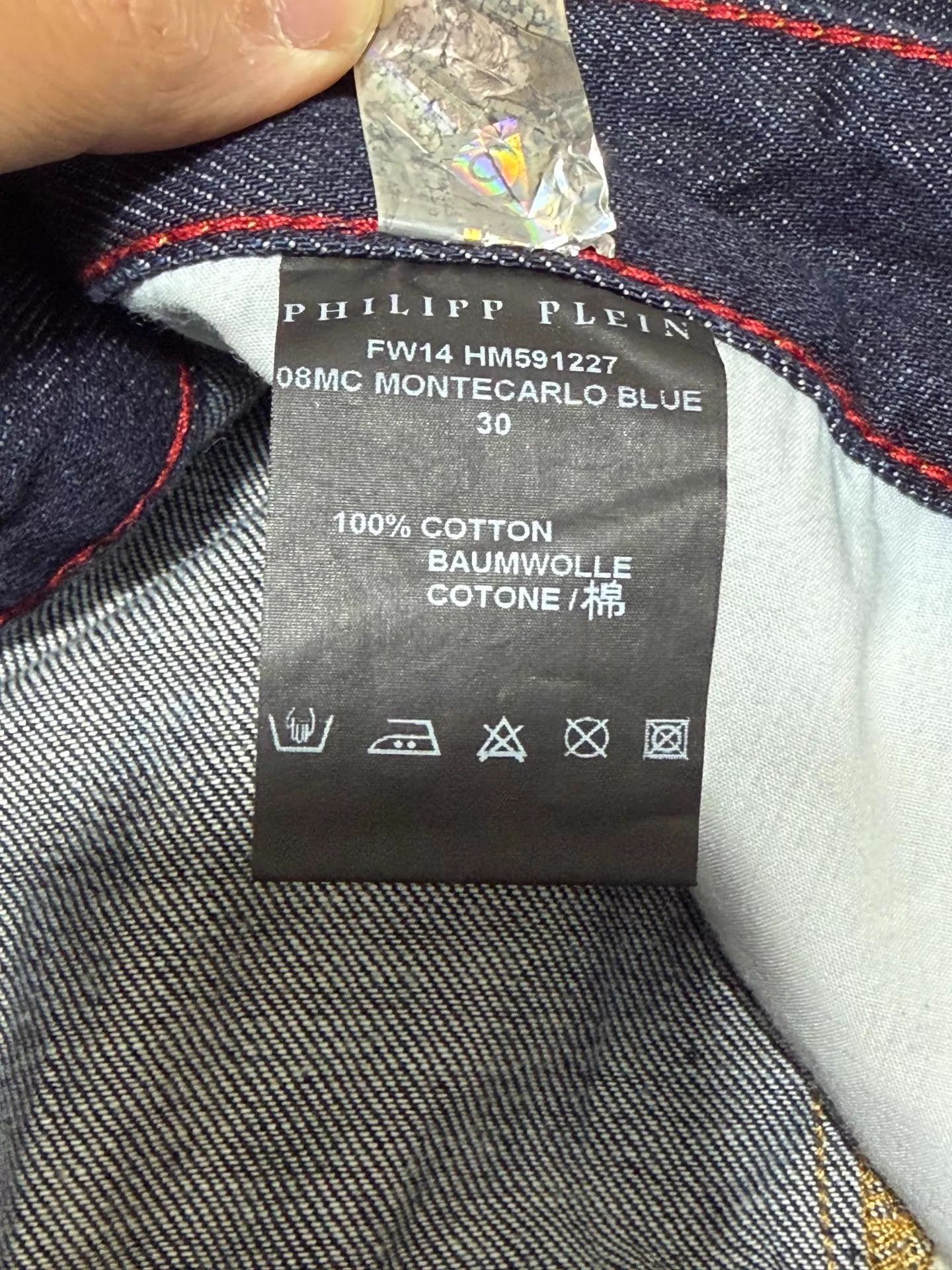 Philipp Plein Philipp Plein Low-Rise Slim Heavyweight Jeans 30/32/33/34 Size US 30 / EU 46 - 7 Thumbnail