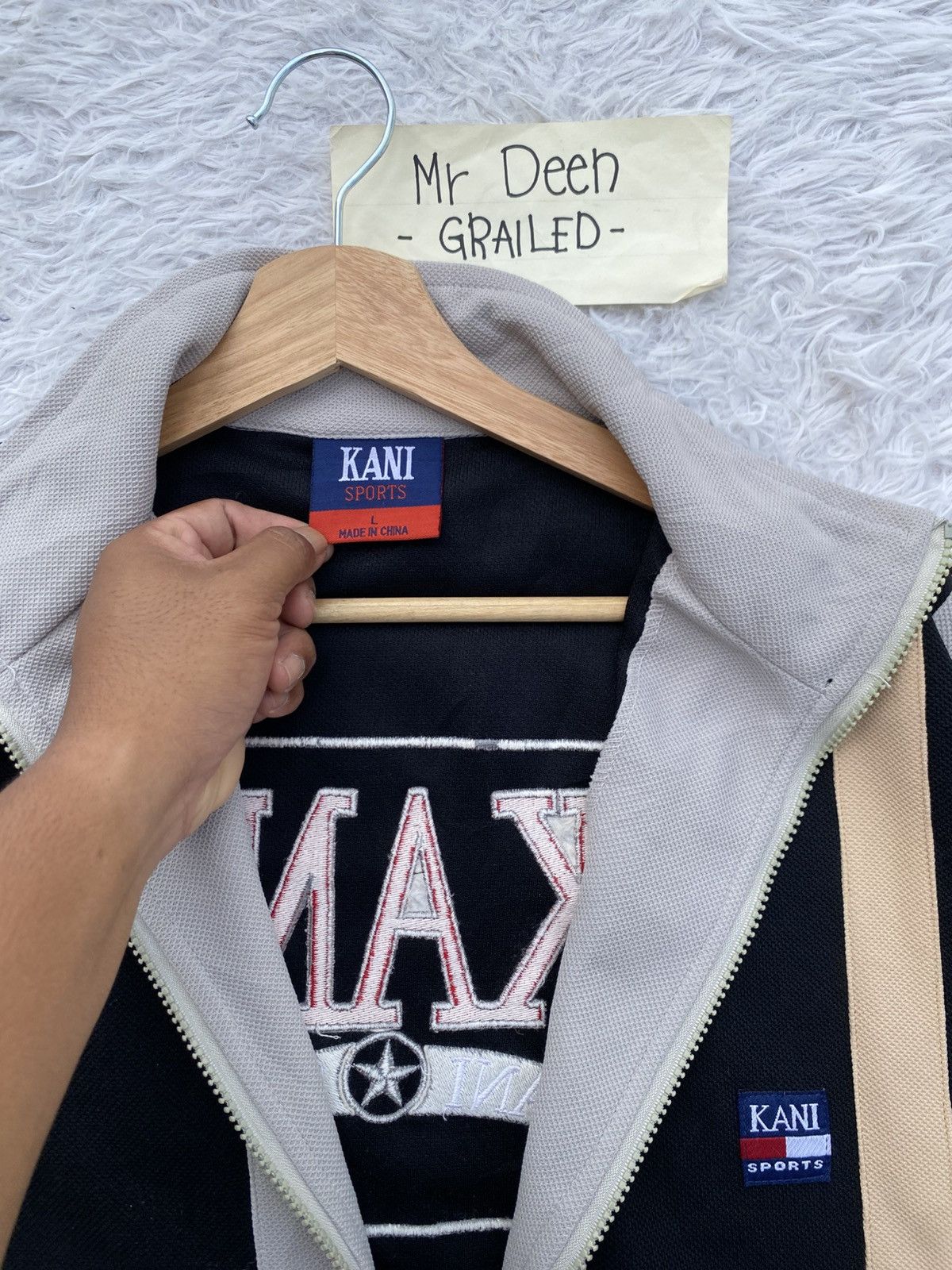 Karl Kani Rare Vintage KANI Sport Zipped Sweater Size US L / EU 52-54 / 3 - 14 Thumbnail