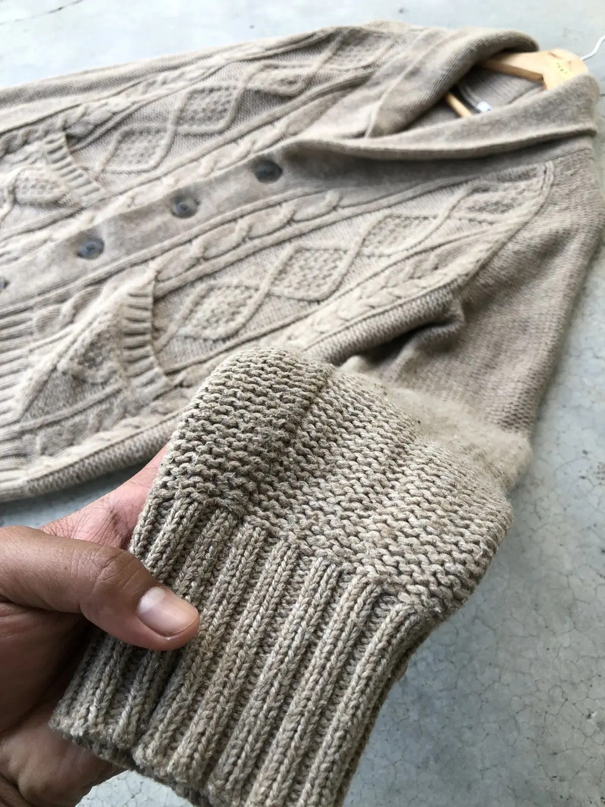 Designer Uniqlo Sweated/Cardigan Pullover Pureknit Desigan Size US L / EU 52-54 / 3 - 6 Thumbnail