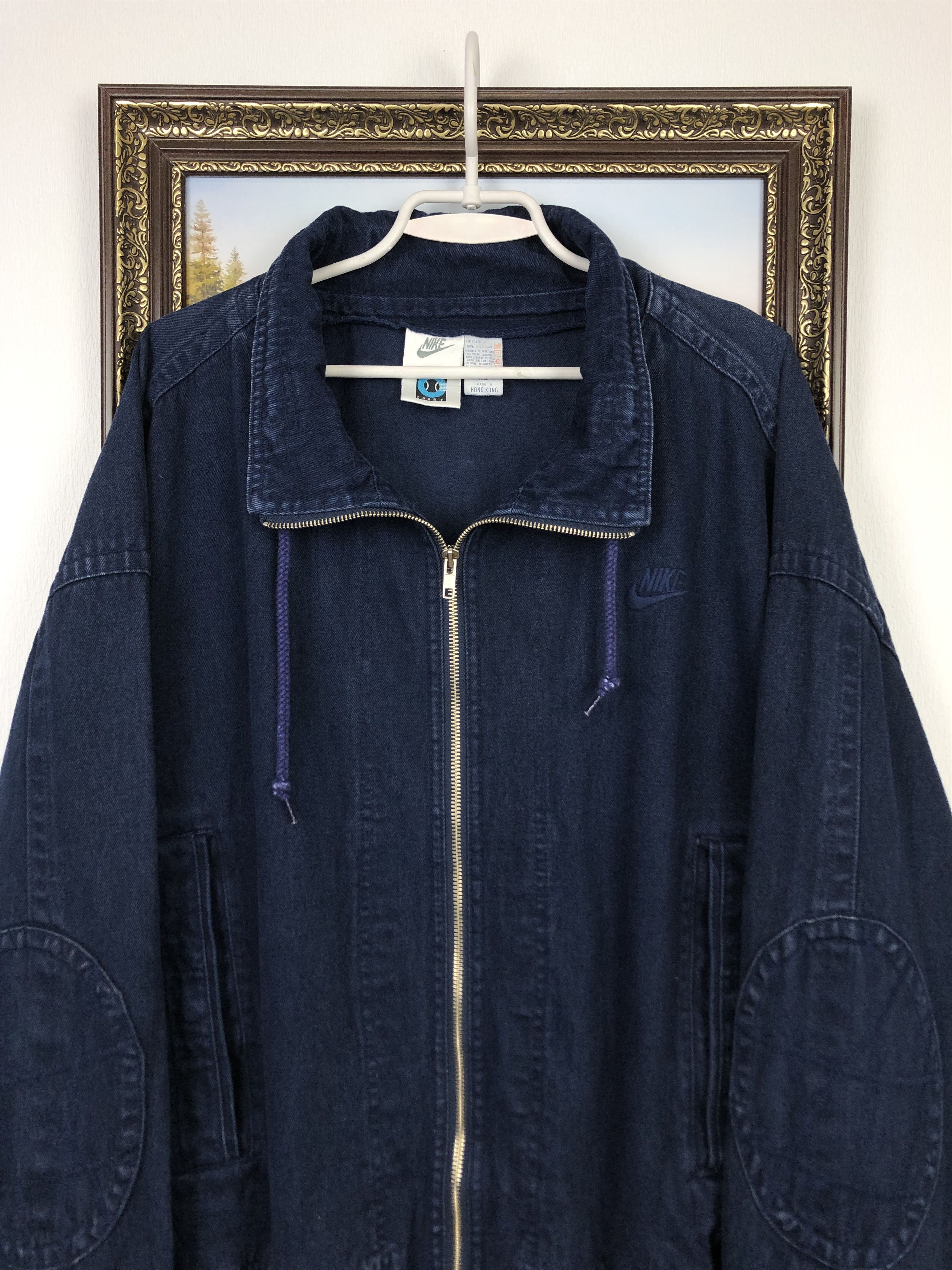 Nike Vintage Nike Court Denim Jean Jacket Acid Wash Agassi Size US XL / EU 56 / 4 - 2 Thumbnail