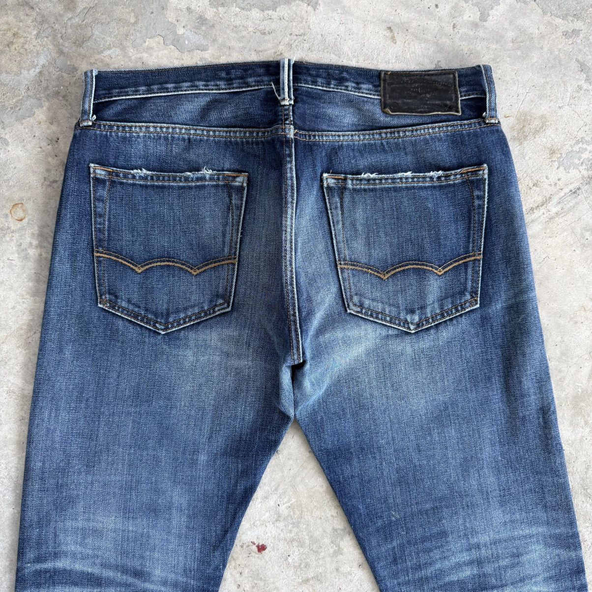 Japanese Brand W34x30 Vintage America Eagle Selvedge Denim Ripped Jean Pant Size US 33 - 10 Thumbnail