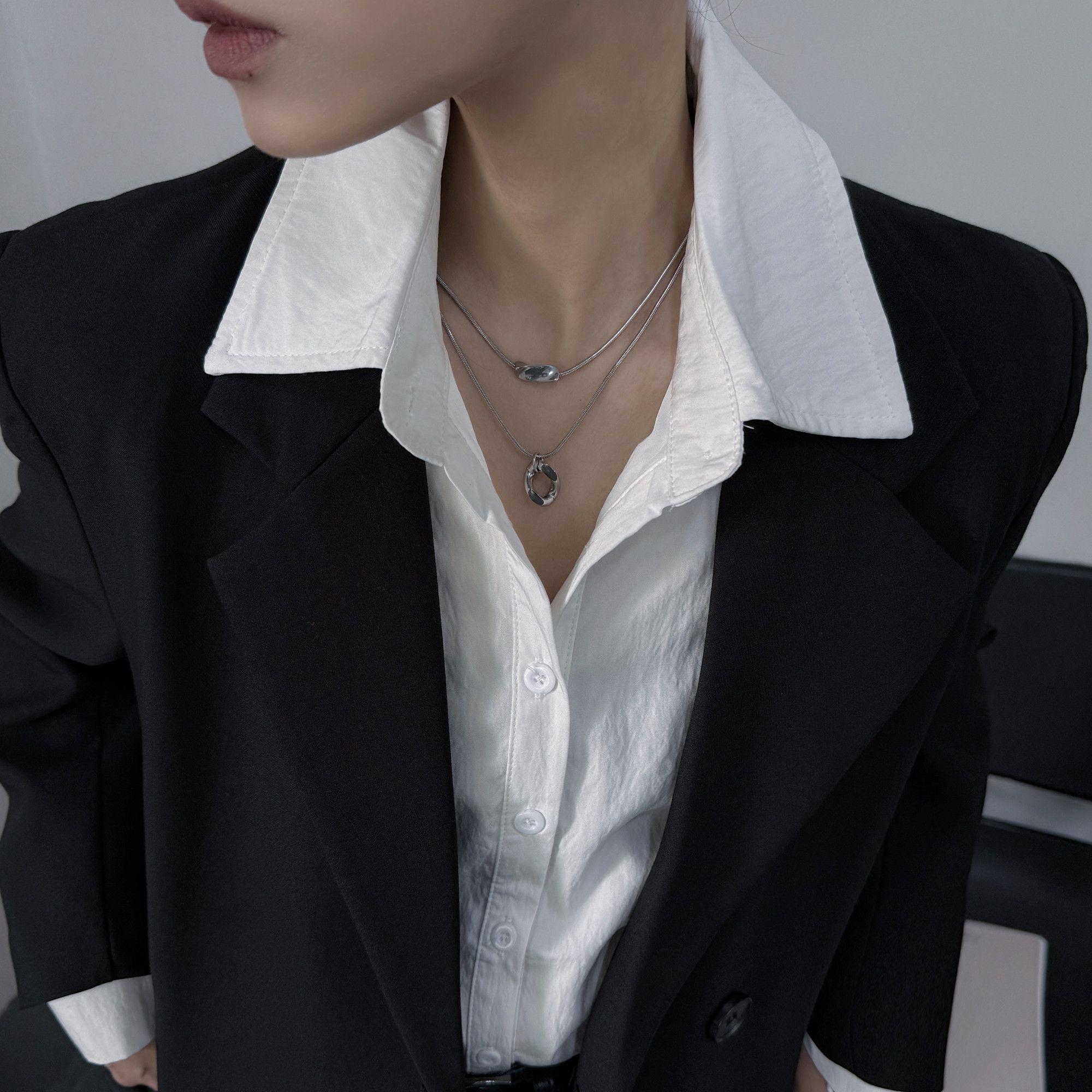 Other New Trend STEAL! Y2K Chains Necklace Chain Size ONE SIZE - 2 Thumbnail