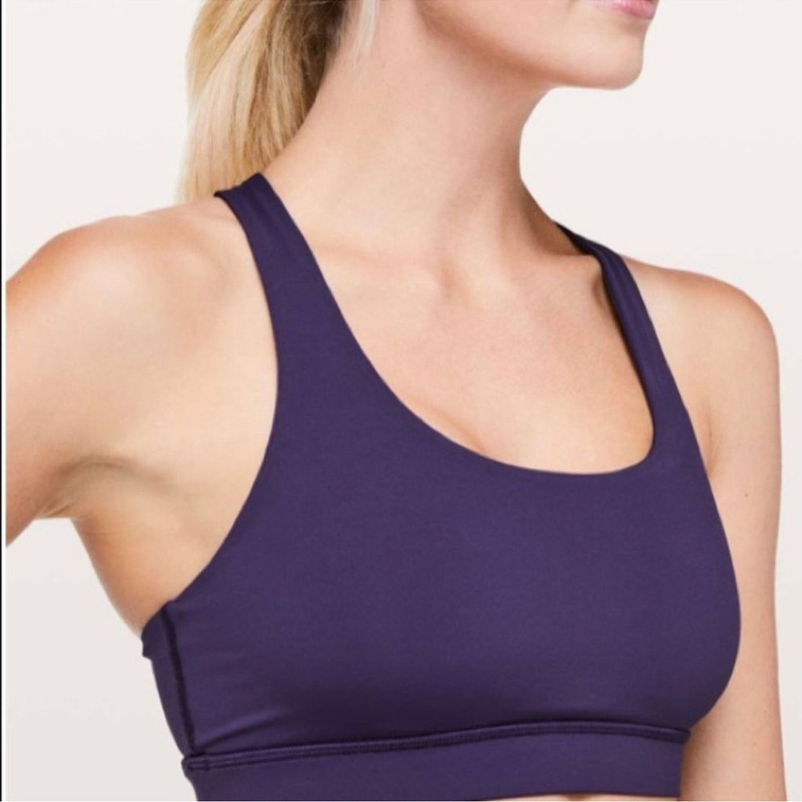 Lululemon Lululemon Time To Sweat Sports Bra Purple Size 8 Size ONE SIZE - 6 Thumbnail