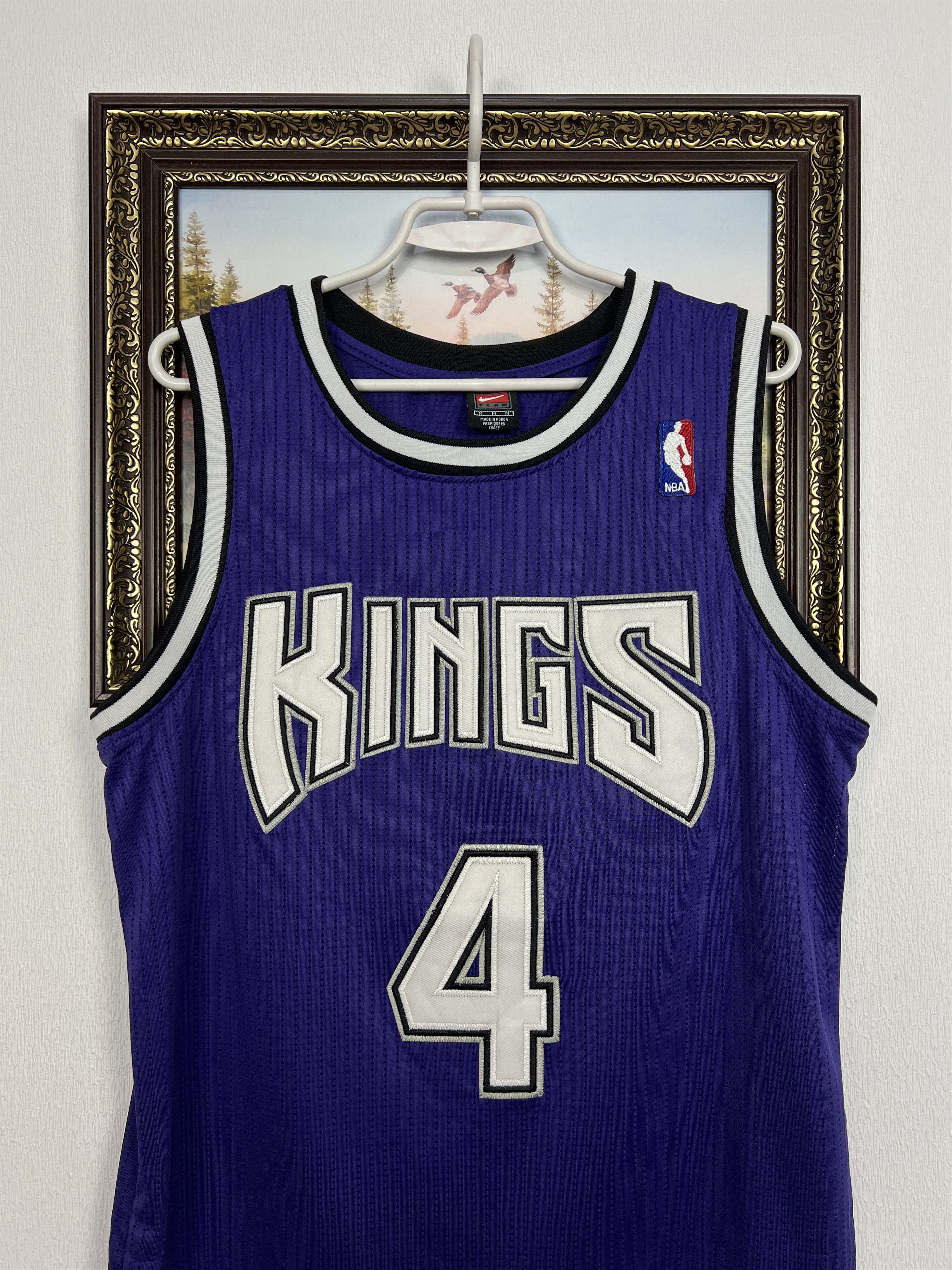 Nike Vintage Nike Sacramento Kings Webber Jersey NBA Mens Shirt Size US M / EU 48-50 / 2 - 2 Thumbnail