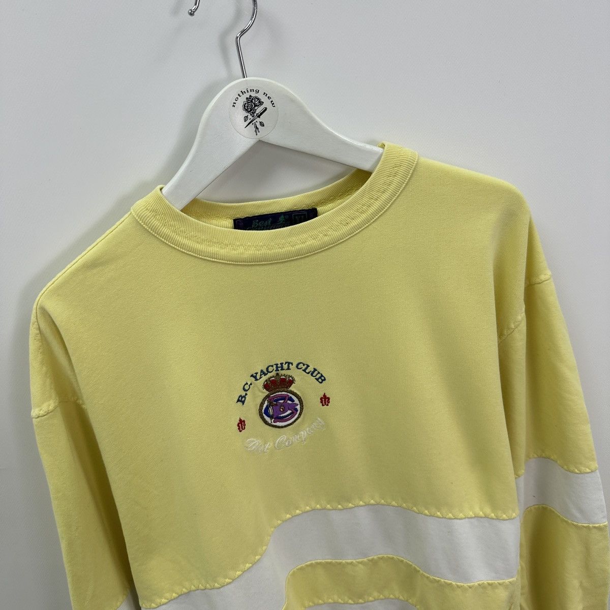 Vintage Vintage 90s Best Company Yacht Club sweatshirt embroidered Size US XL / EU 56 / 4 - 4 Thumbnail