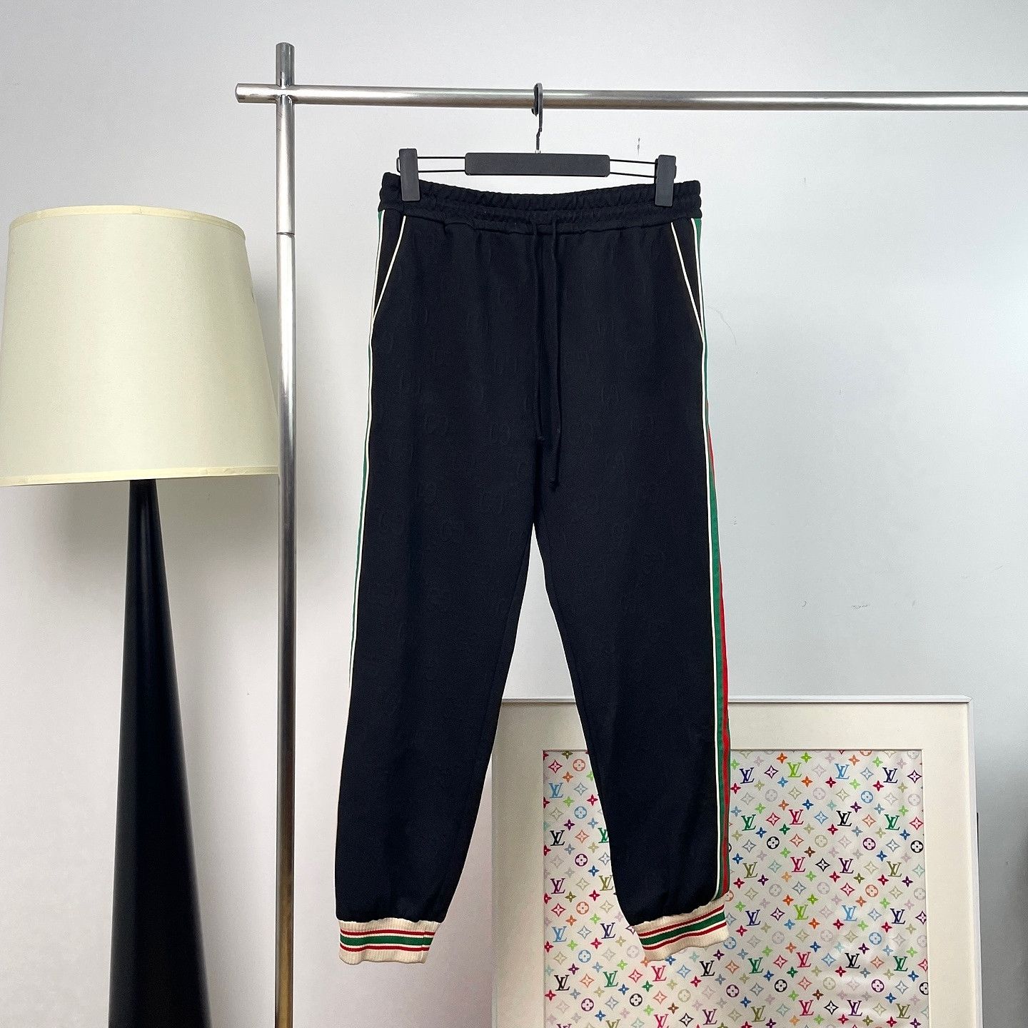 Gucci Gucci GG Monogram Stripe Joggers Size XXL Size US 38 / EU 54 - 1 Thumbnail