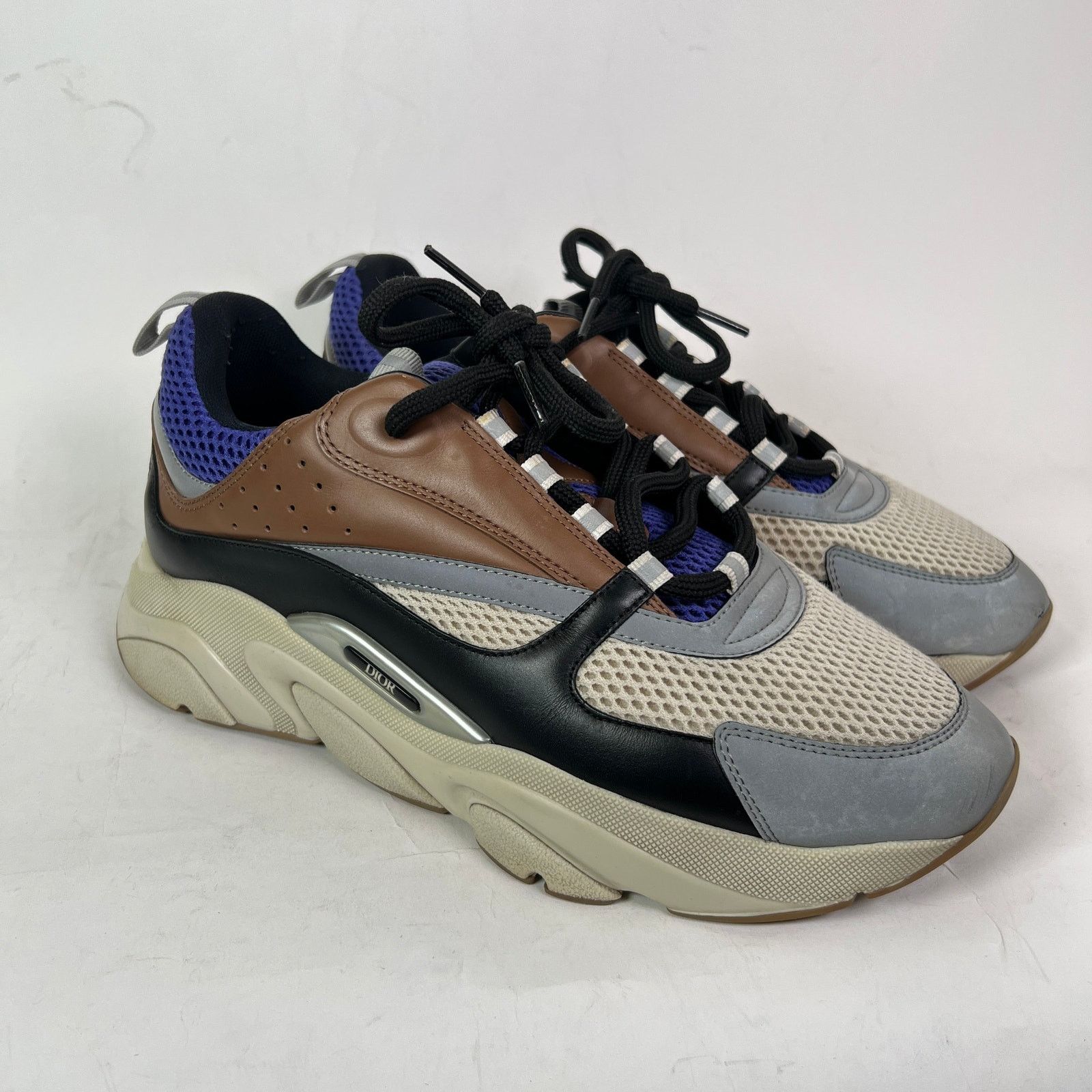 Dior Dior B22 Brown/Violet Sneaker Size 44 Size US 11 / EU 44 - 4 Thumbnail