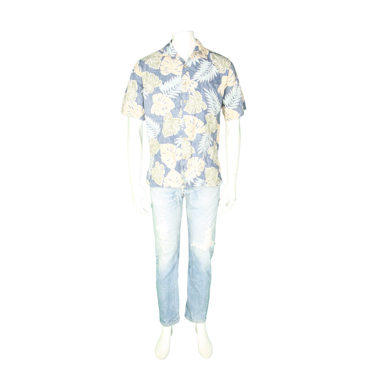 Other Plant Leaves All Over Hawaiian Aloha Tropical Shirt M Size US M / EU 48-50 / 2 - 1 Thumbnail