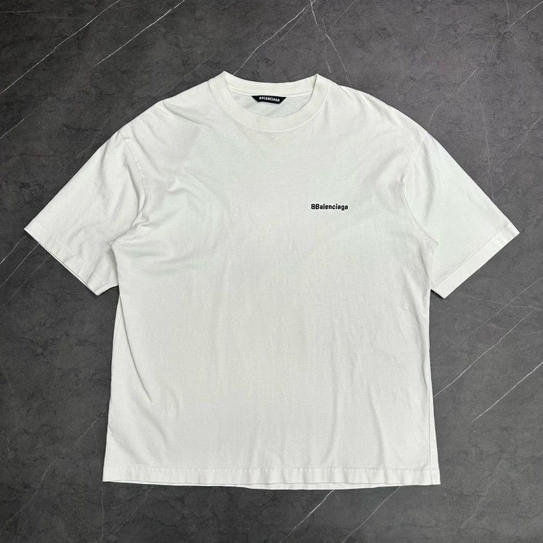 Balenciaga Balenciaga Double B embroidered short sleeves Size US S / EU 44-46 / 1 - 1 Thumbnail