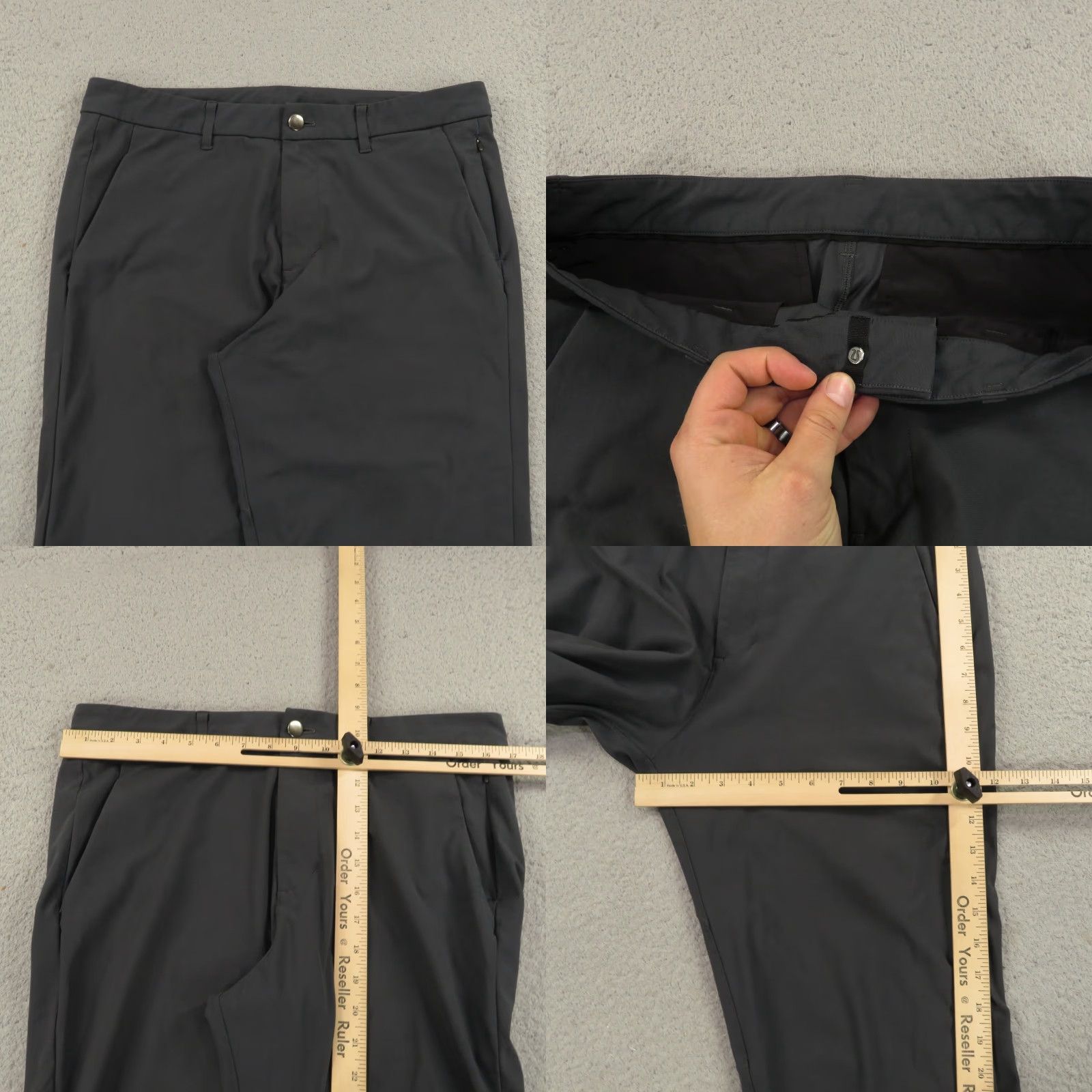 Lululemon **Lululemon Men's Slim Fit Chino Pants 32x29 Obsidian 5-Pocket** User: Lululemon Men's Slim Fit Chino Pants 32x29 Obsidian 5-Pocket Size US 32 / EU 48 - 8 Thumbnail