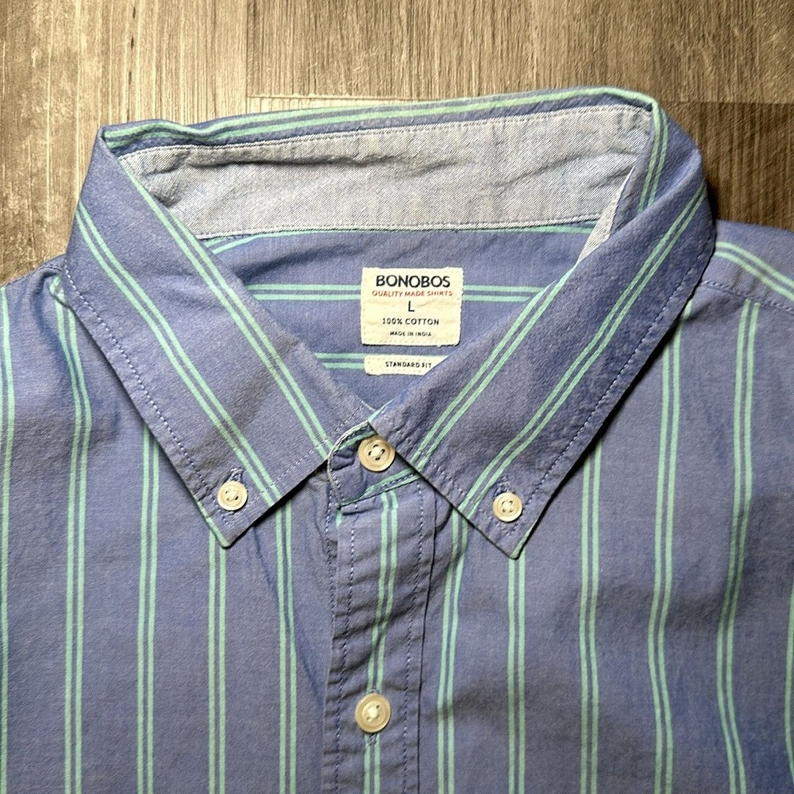 Bonobos Bonobos Standard Fit Long Sleeve Button Down - Large Size US L / EU 52-54 / 3 - 6 Thumbnail
