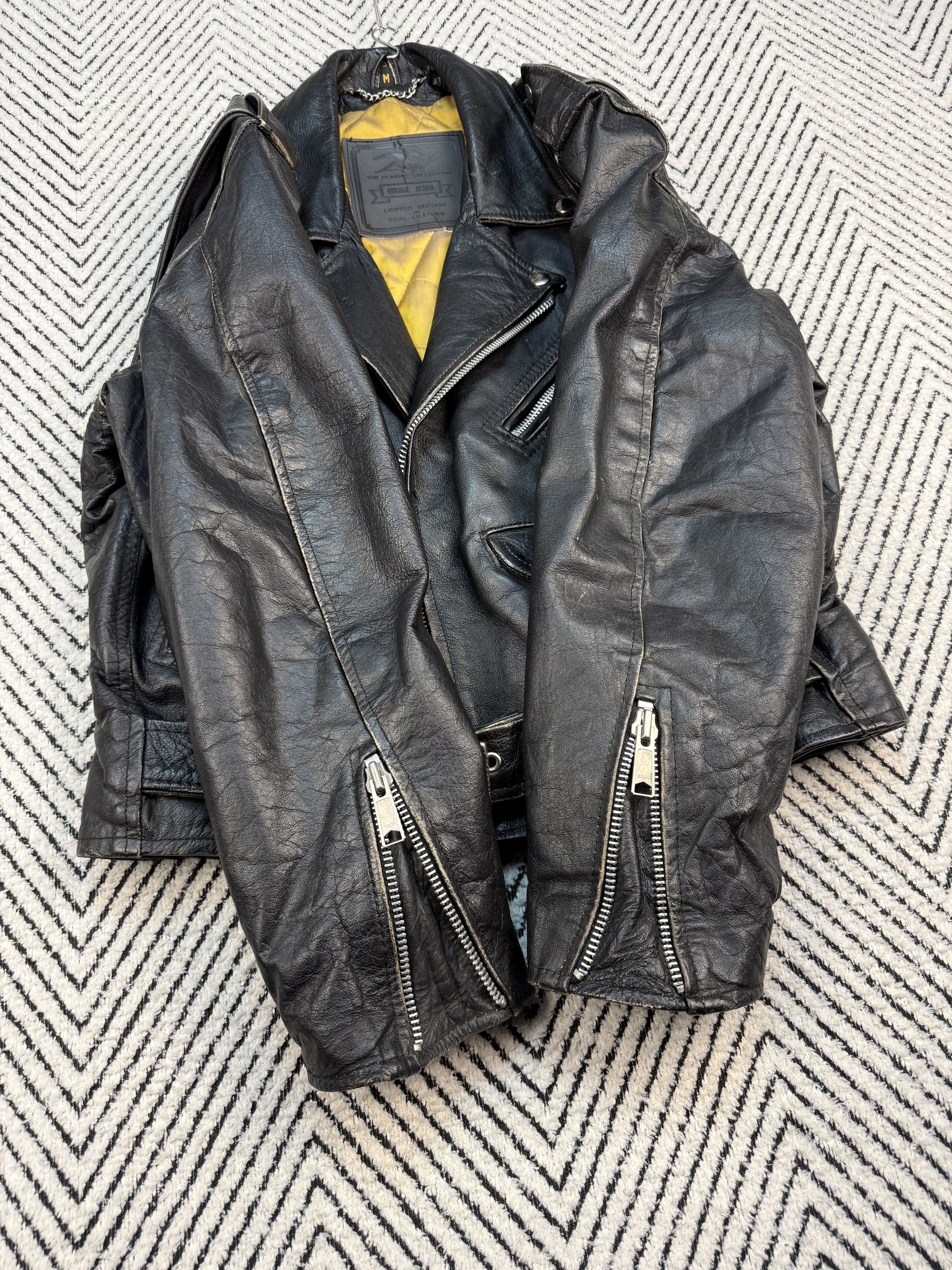 Vintage Vintage Motorcycle biker leather jacket Size US M / EU 48-50 / 2 - 3 Thumbnail