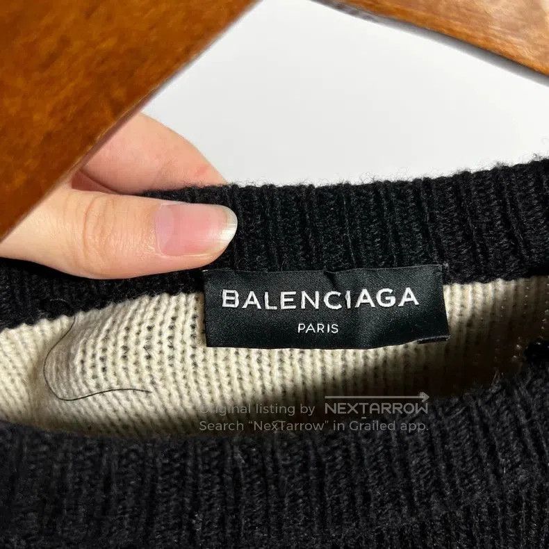 Balenciaga Balenciaga Logo Print Sweater. Size US M / EU 48-50 / 2 - 3 Thumbnail