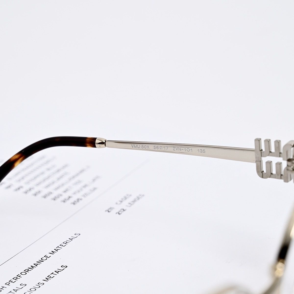 Miu Miu MIU MIU 0MU 50XV GLASSES Size ONE SIZE - 8 Thumbnail