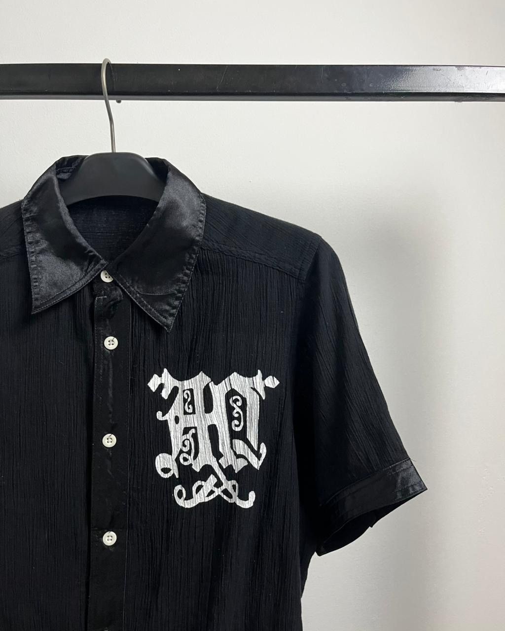 Seditionaries 2000s Algonquins Skull-Cross Vampire Pleated Shirt Size US M / EU 48-50 / 2 - 7 Thumbnail