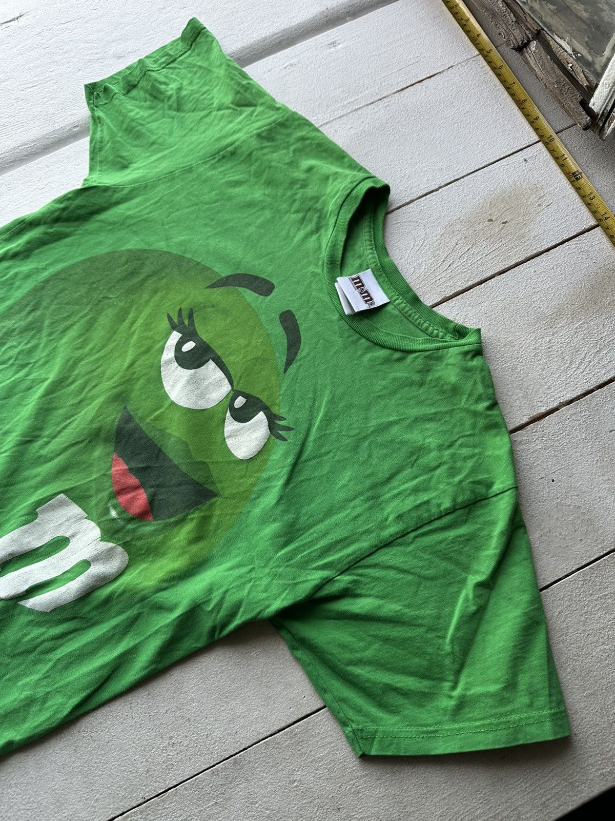 Other 🚨 M&M’s BIG GREEN LOGO HUMOR TEE Y2K BOXY M&ms mms Size US M / EU 48-50 / 2 - 2 Thumbnail