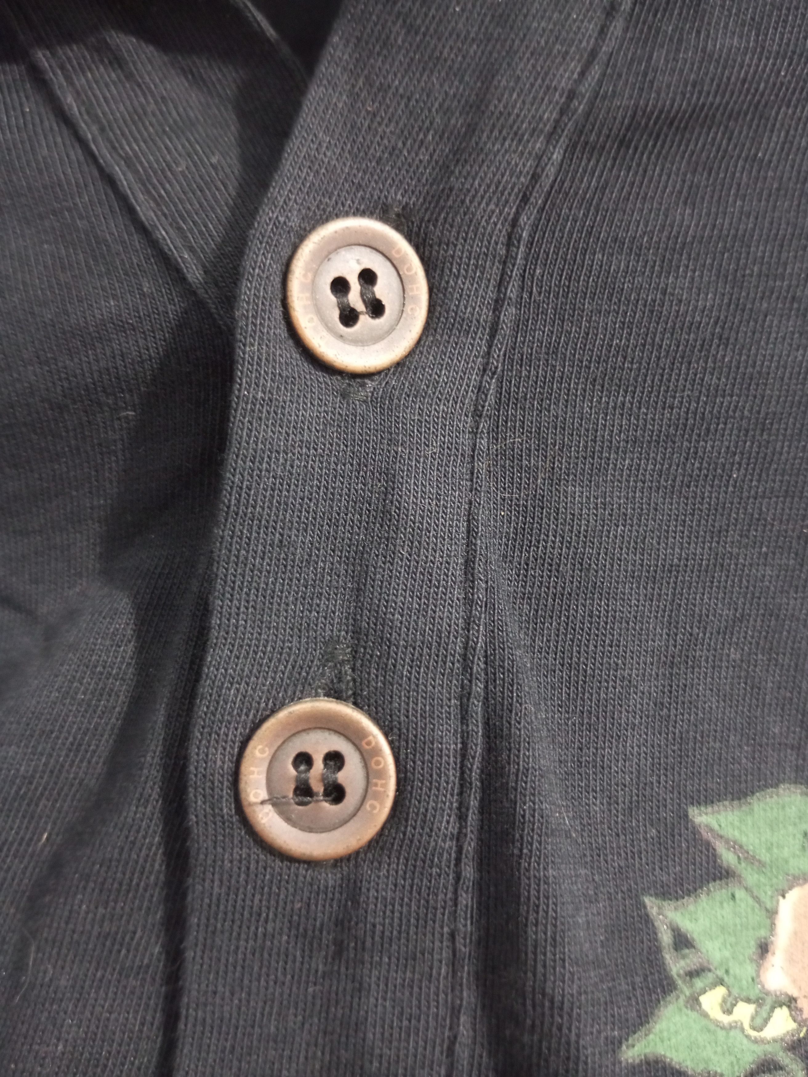 Japanese Brand DOHC Revolution cross n skull polo long sleeve Size US L / EU 52-54 / 3 - 9 Thumbnail