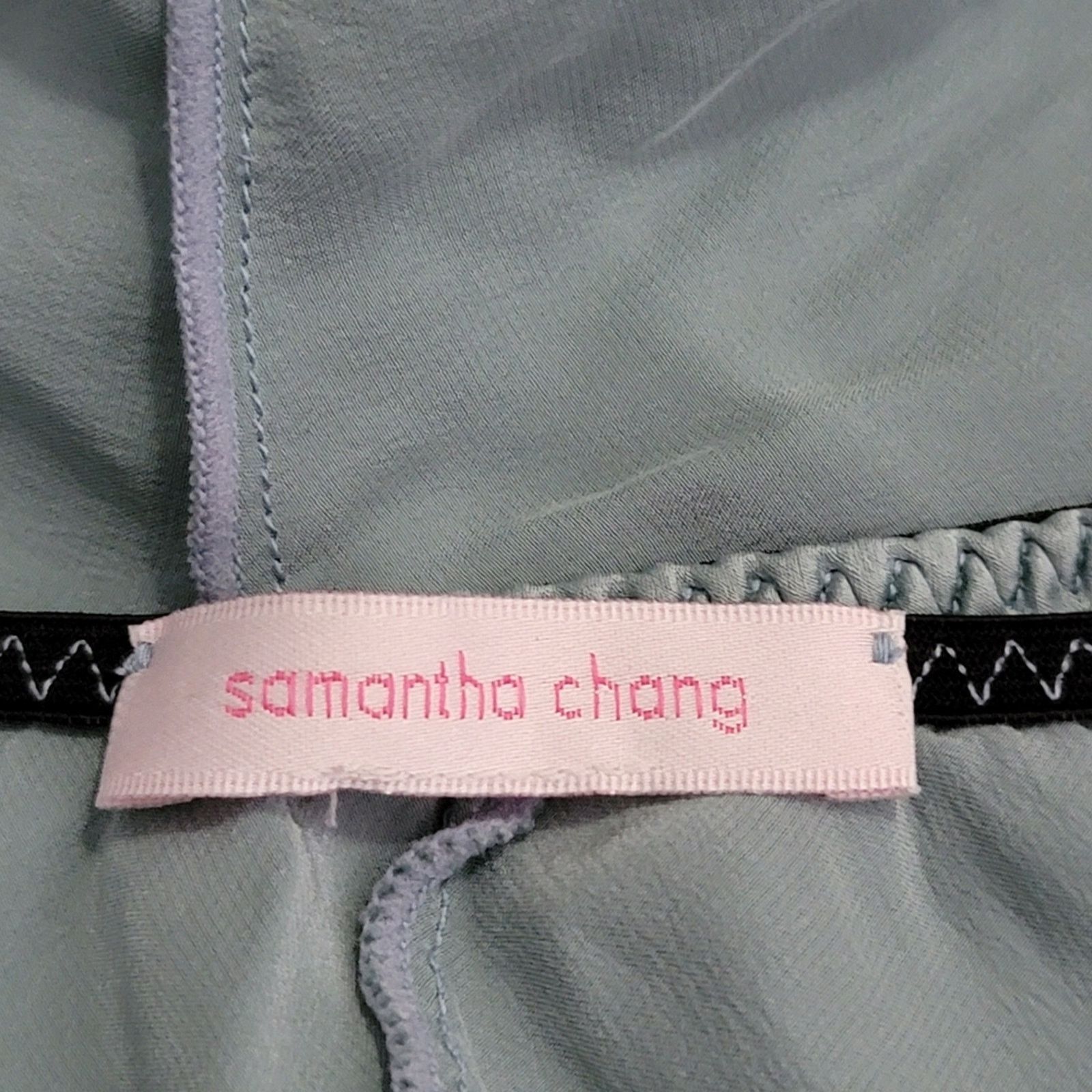 Designer Samantha Change Classic Silk Tap Shorts - Clearwater - M Size ONE SIZE - 6 Thumbnail
