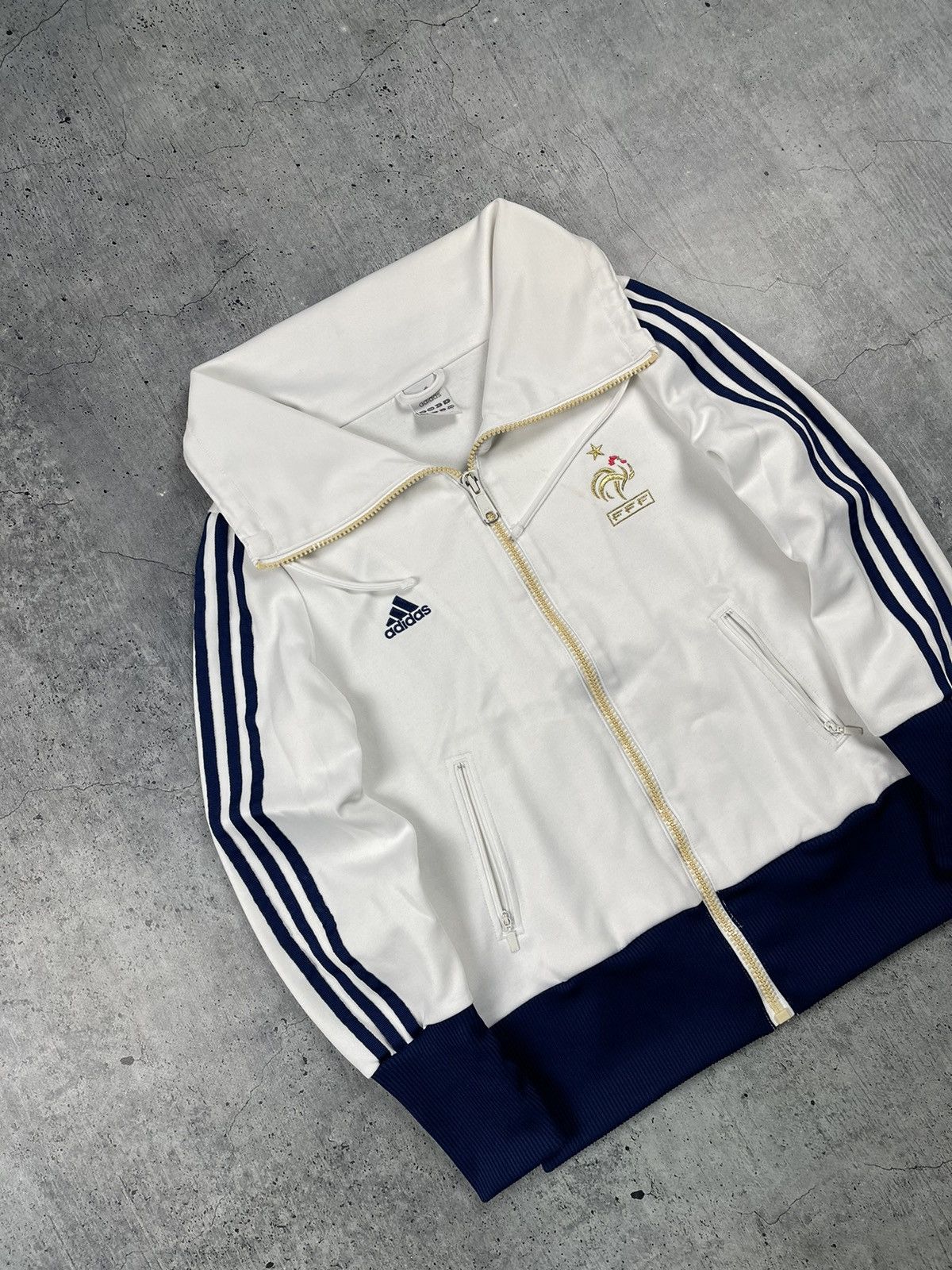 Adidas × Vintage Vintage Adidas 2008 France National Football Team Jacket Size US M / EU 48-50 / 2 - 2 Thumbnail