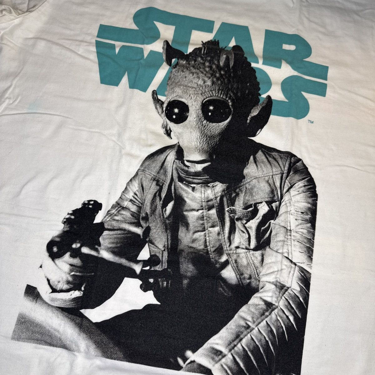 Nigo × Star Wars × Uniqlo Uniqlo Star Wars Greedo T Shirt Large White Nigo Size US L / EU 52-54 / 3 - 2 Thumbnail