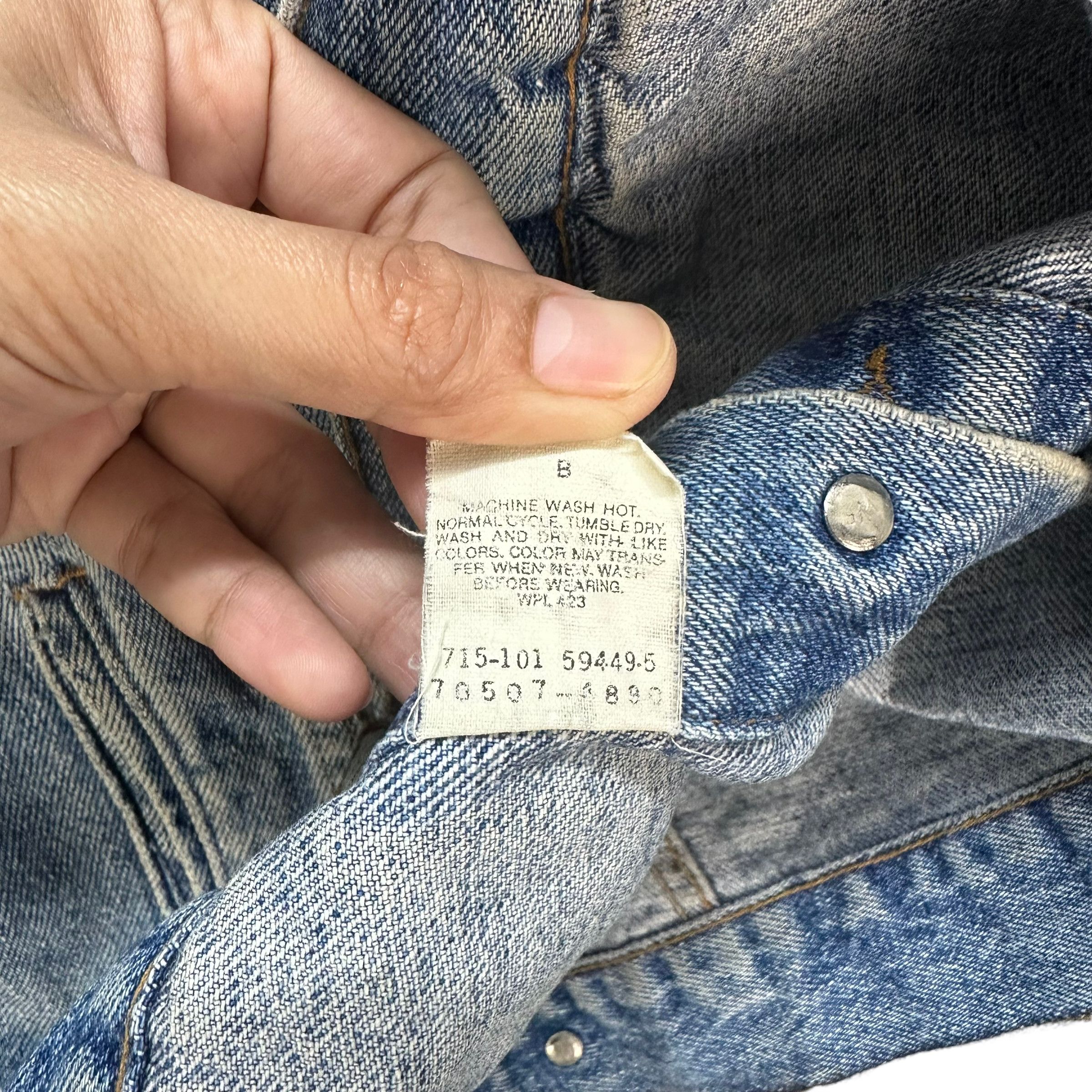 Levi's VINTAGE LEVIS 70507 DENIM JACKET MADE IN USA #8175-208 Size US L / EU 52-54 / 3 - 14 Thumbnail