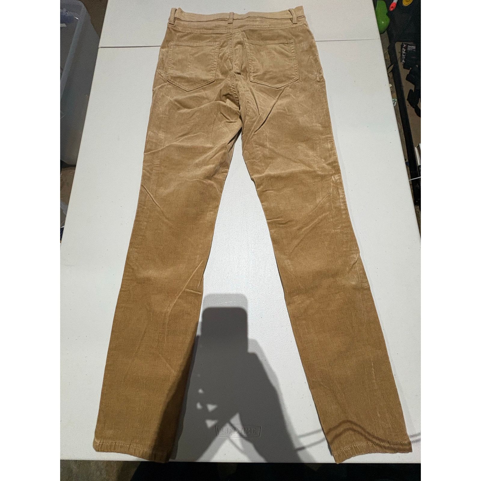 Loft LOFT Women’s Tan Corduroy Pants Size 4 Slim Straight Size 27" / US 4 / IT 40 - 2 Thumbnail