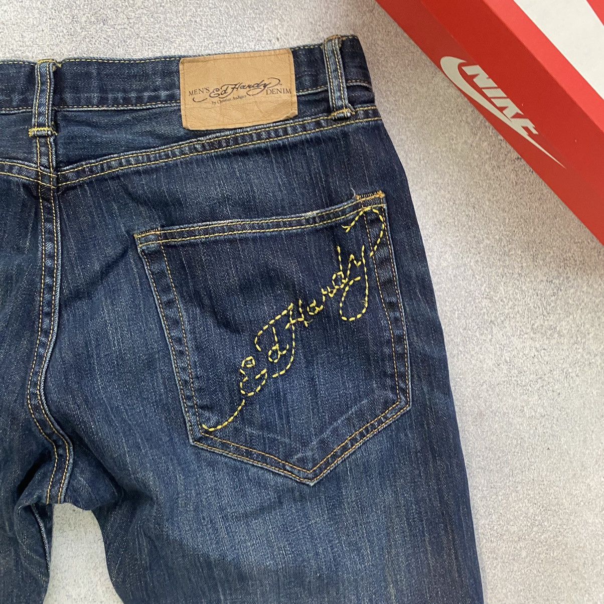 Ed Hardy Vintage Ed Hardy Jeans by Christian Audigier Pants Size US 34 / EU 50 - 3 Thumbnail