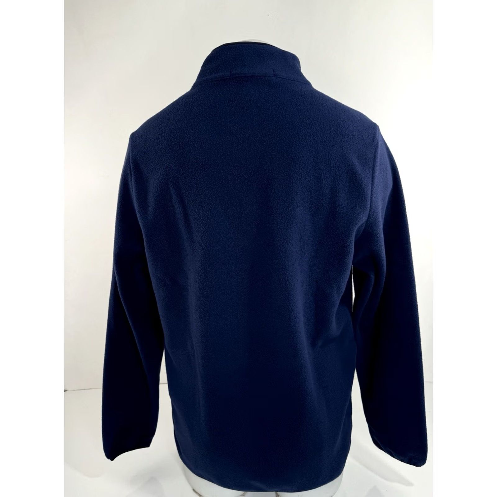 Logo 7 CRIQUET Austin - NEW w TAG - Fleece Pullover Jacket Snap Embroidered Logo L Blue Mens Regular Size XS to XL? Size US L / EU 52-54 / 3 - 3 Thumbnail