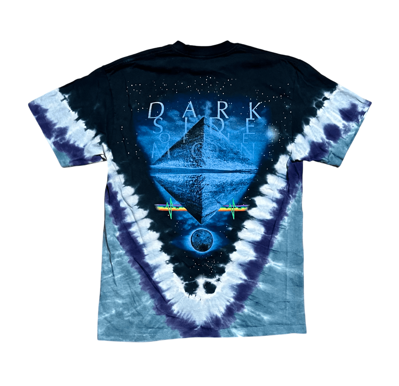 Pink Floyd Pink Floyd Dark Side of The Moon Liquid Blue Vintage T-Shirt Size US M / EU 48-50 / 2 - 2 Thumbnail