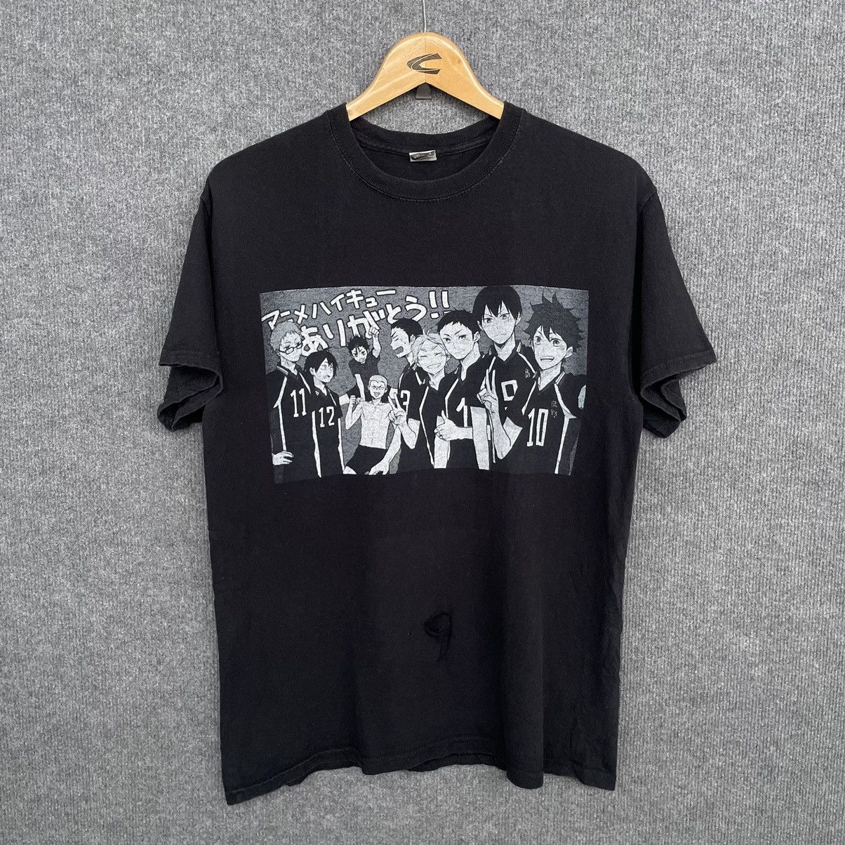 Anime × Cartoon Network × Vintage Y2K Anime Haikyu!! Japanese Manga Series T Shirt Size US M / EU 48-50 / 2 - 1 Thumbnail