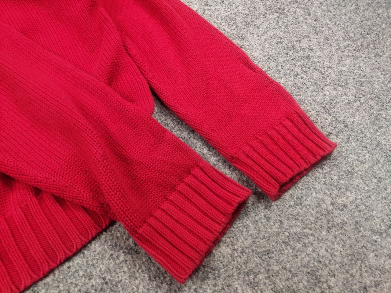 Polo Ralph Lauren Vintage 90's Polo Ralph lauren Pony knit Crew chek Sweater Size US L / EU 52-54 / 3 - 8 Thumbnail