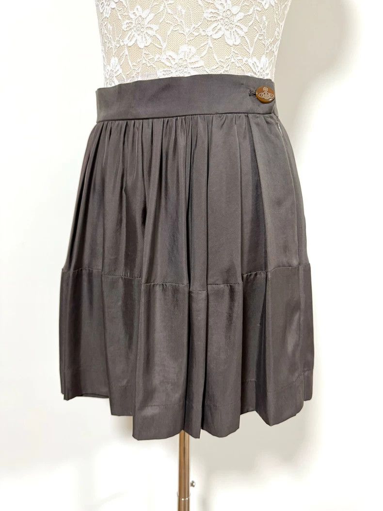 Vivienne Westwood Vivienne Westwood size2 Brown pleated short skirt half dres Size 26" / US 2 / IT 38 - 1 Thumbnail