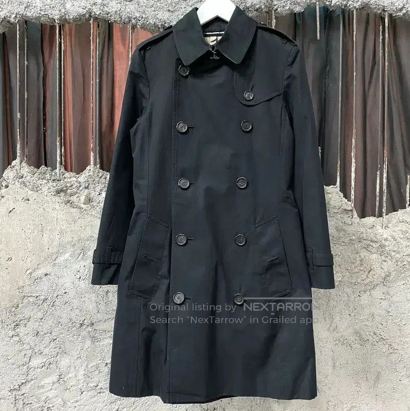 Burberry Burberry Women's Long Black Coat for Spring/Fall. Size XXS / US 00 / IT 34 - 1 Thumbnail