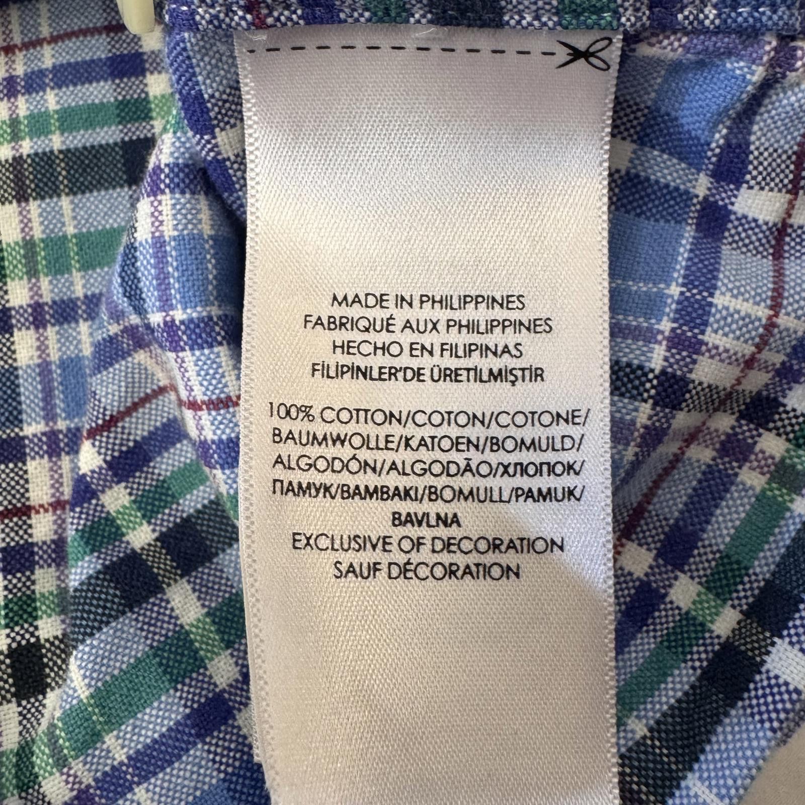 Polo Ralph Lauren Polo Ralph Lauren Shirt Men's Medium Plaid Oxford Size US M / EU 48-50 / 2 - 9 Thumbnail