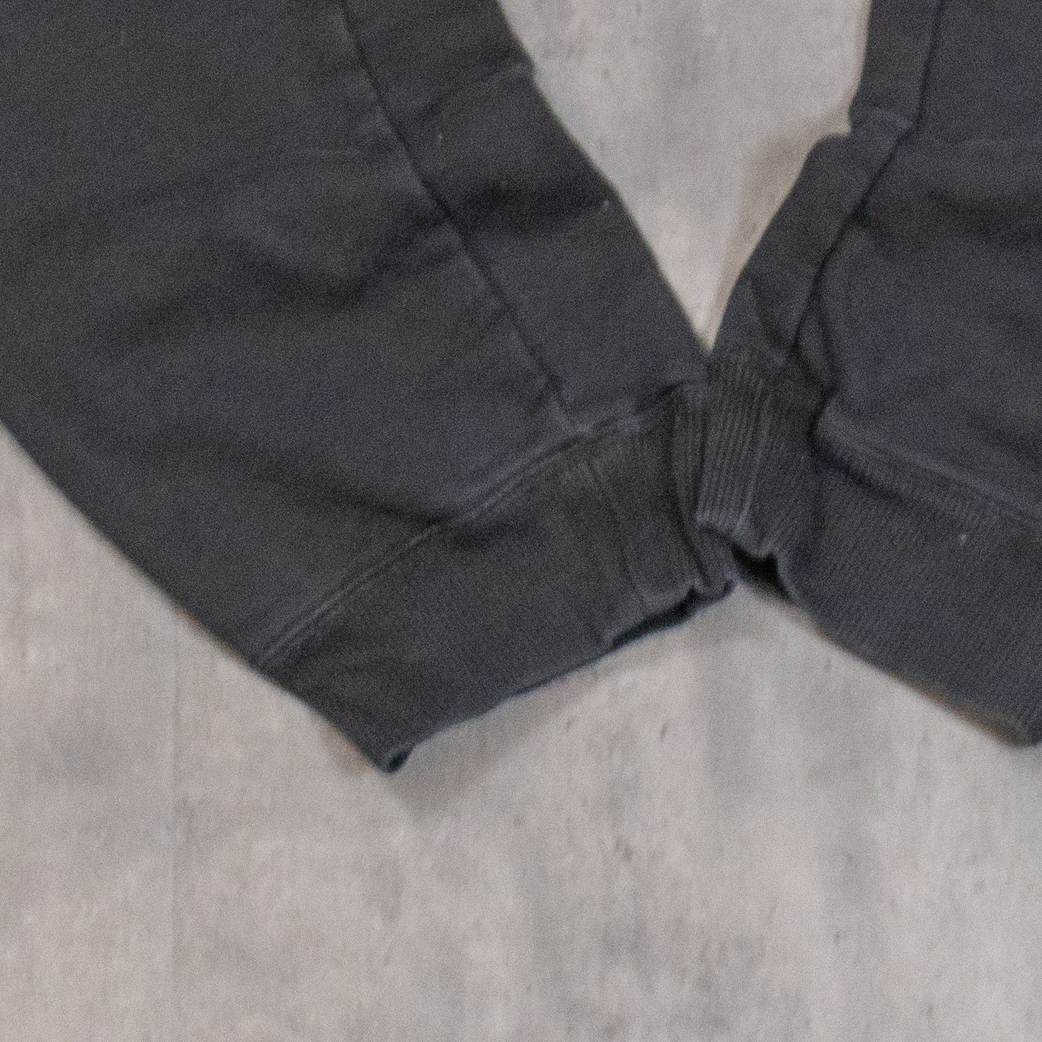 Nike Y2K 00's Nike Black Fleece Baggy Black Cuff Sweat Pant's Size US 30 / EU 46 - 6 Thumbnail