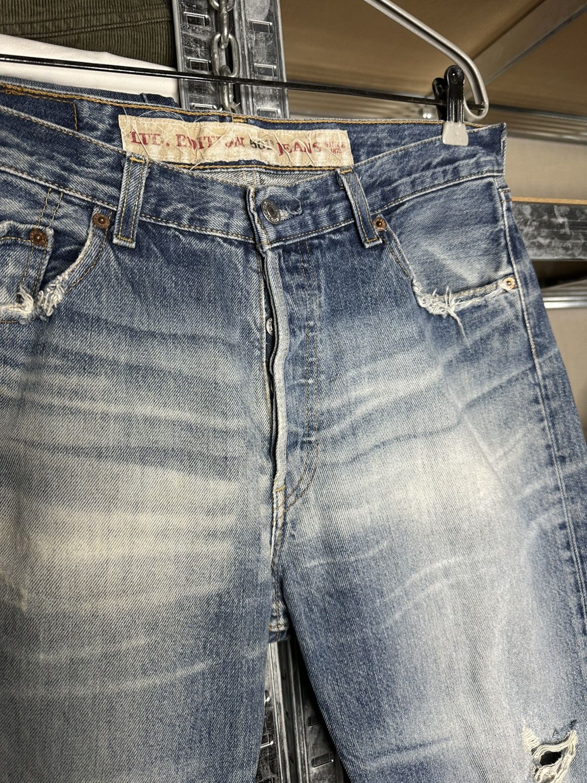 Levi's Levi’s 501 LTD Edition Distressed Denim Jeans Size 34x32 Size US 34 / EU 50 - 11 Thumbnail