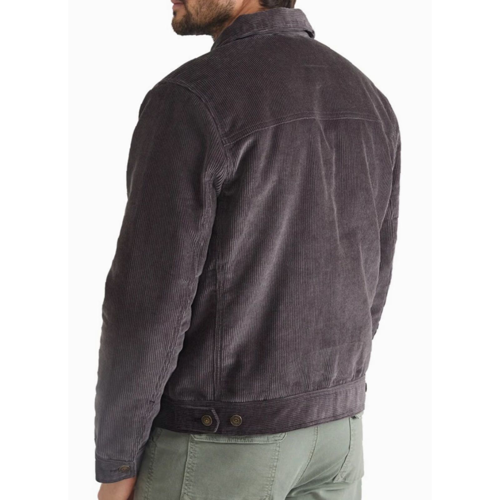 Marine Layer VINTAGE Marine Layer Boise Corduroy Trucker Jacket Men’s M Faded Black Corduroy Pockets Lined Button-Up Casual Streetwear 90s Mens Size US M / EU 48-50 / 2 - 4 Thumbnail