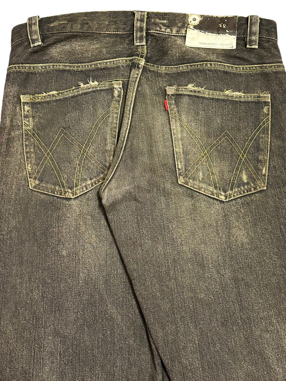 JNCO Vintage Japanese Brand Mud Faded Wash Style Loose Jeans Size US 34 / EU 50 - 5 Thumbnail