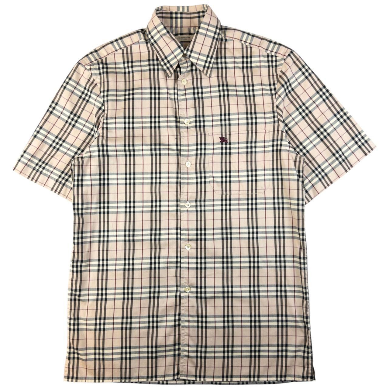 Burberry Vintage Burberry Nova Check Short Sleeve Button Up Shirt XS Size US XS / EU 42 / 0 - 1 Thumbnail