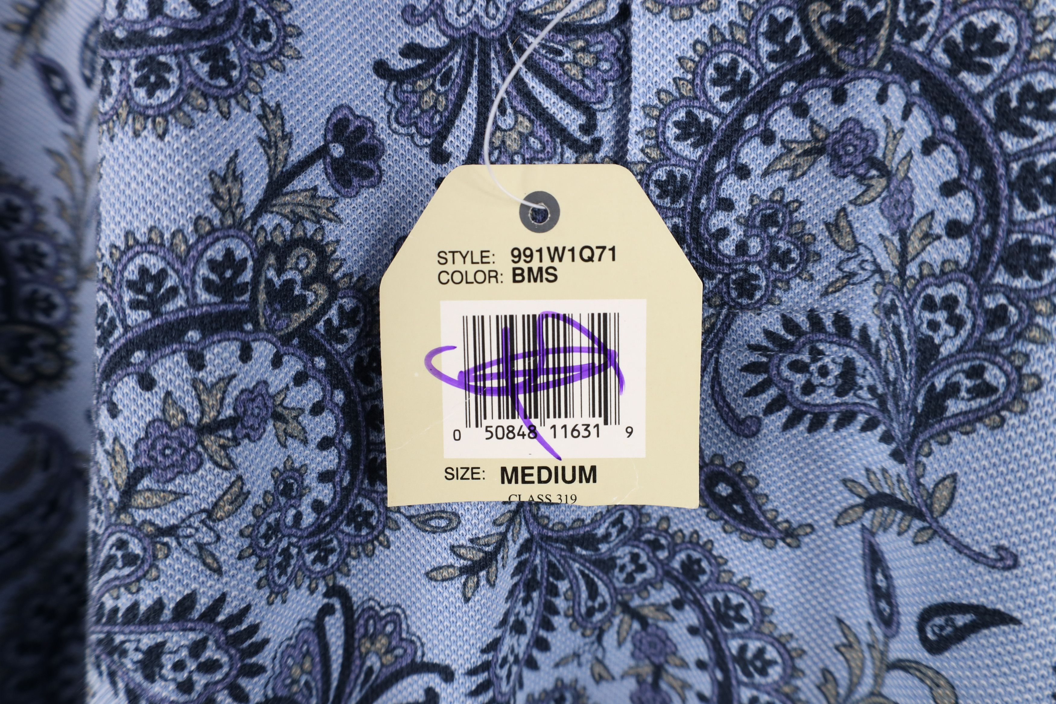 Vintage Deadstock Vintage 90s Y2K Streetwear Floral Golf Polo Shirt Size US M / EU 48-50 / 2 - 4 Thumbnail