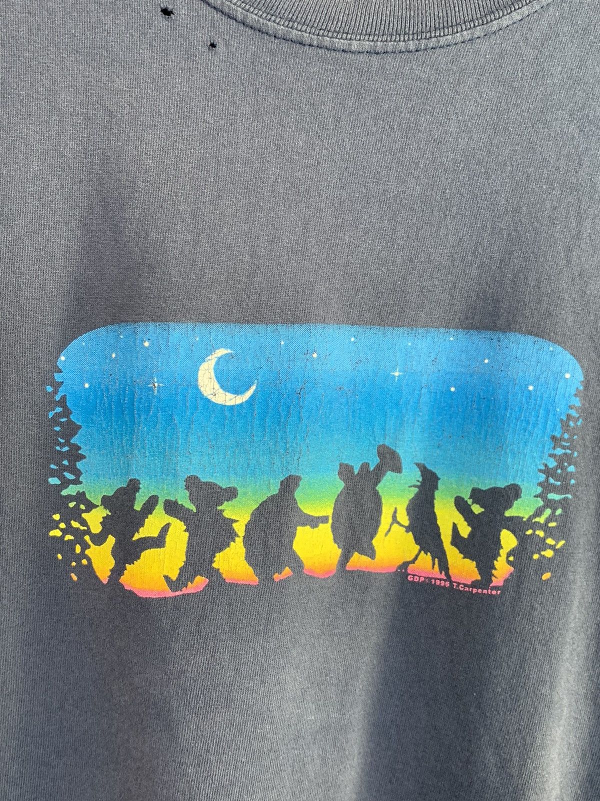Band Tees × Grateful Dead × Vintage RARE Vintage 1996 Grateful Dead Moondance Faded Band T-Shirt Size US M / EU 48-50 / 2 - 4 Thumbnail
