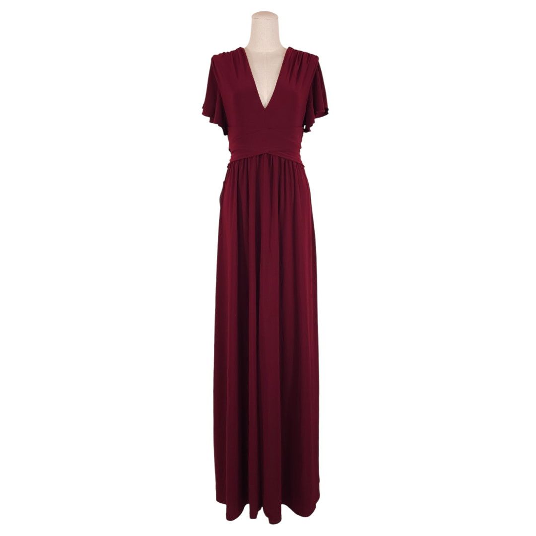 Anthropologie NWT Anthropologie BHLDN Mendoza Dress Burgundy Red Sz 8 Size M / US 6-8 / IT 42-44 - 1 Thumbnail