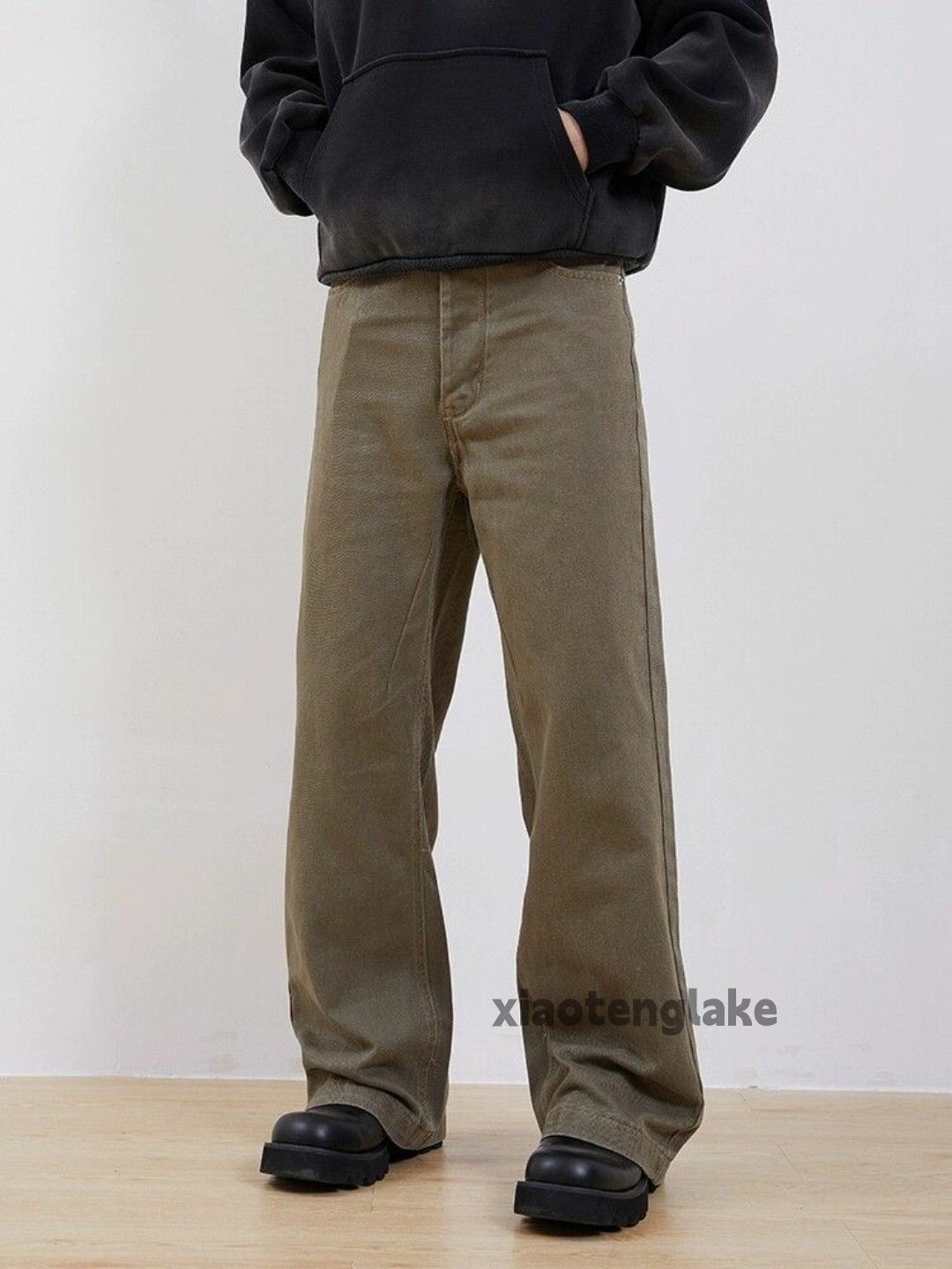 Designer × Japanese Brand × Vintage utility retro loose baggy bootcut flared yuppie pants Size US 30 / EU 46 - 6 Thumbnail
