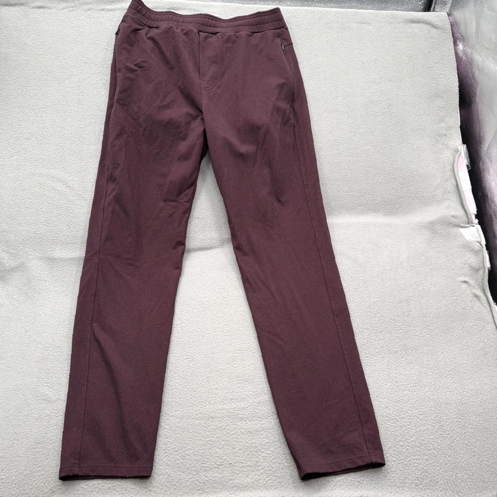 Vintage Public Rec Pants Mens 31x32 Red Performance Stretch Elastic Waist Khakis Pockets Casual Pants Size US 31 - 2 Thumbnail