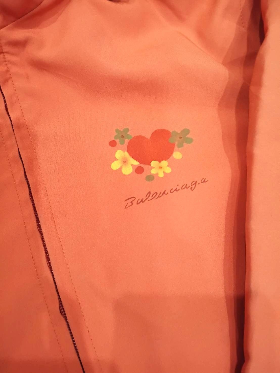 Balenciaga Vintage Balenciaga Flower Logo Light Jacket Size M / US 6-8 / IT 42-44 - 2 Thumbnail