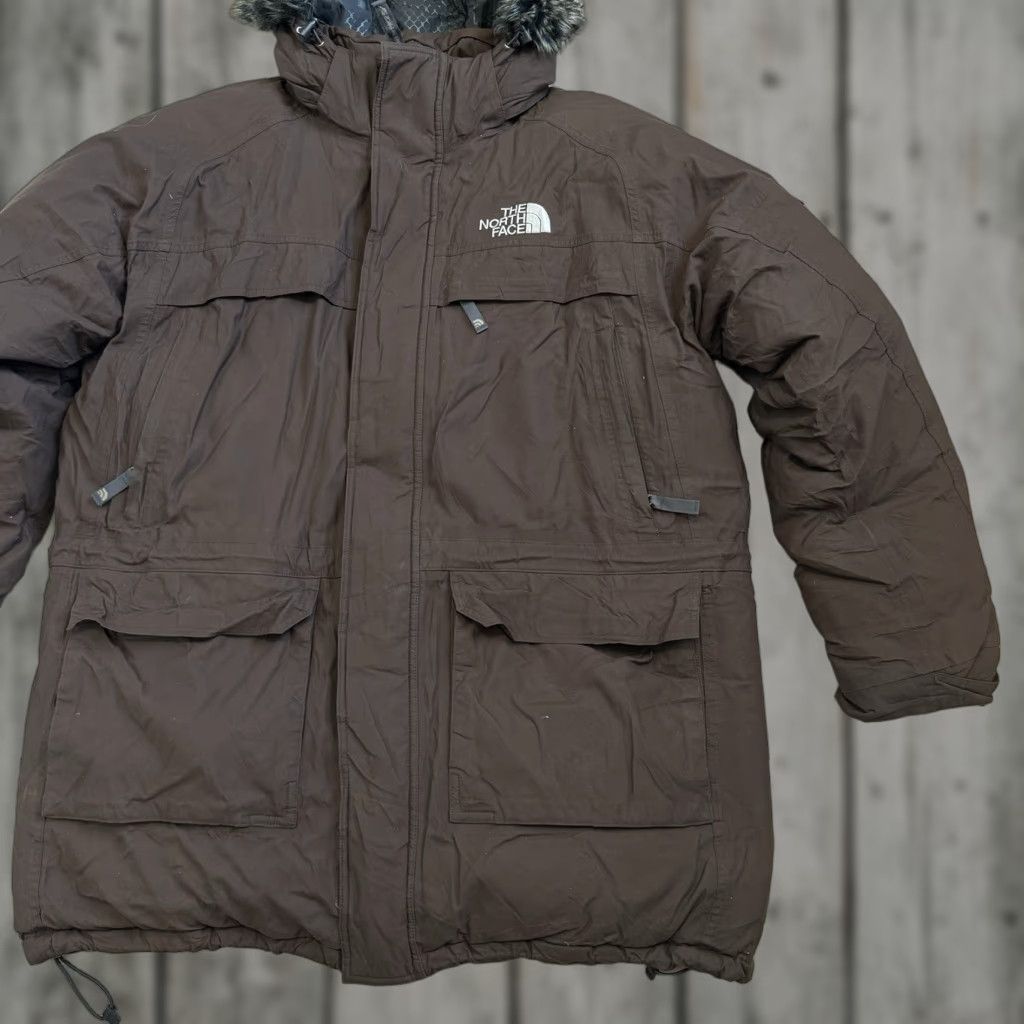 The North Face VINTAGE The North Face McMurdo Expedition Parka Jacket XL Brown RARE Weatherproof Windproof Insulated Hooded Zipper Pockets Logo 80s 90s Mens Size US XL / EU 56 / 4 - 1 Thumbnail