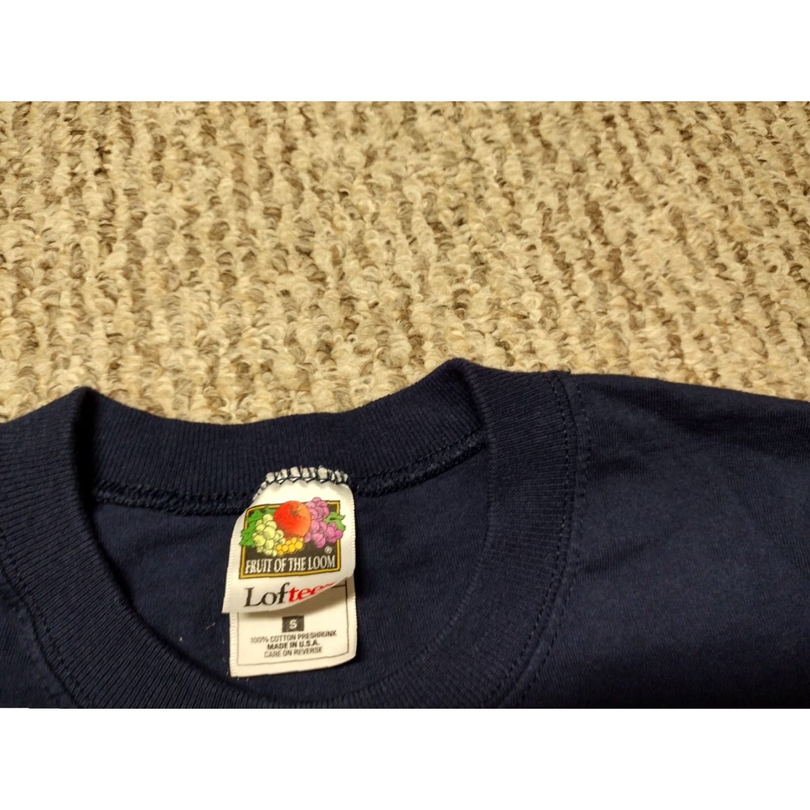 Vfiles VINTAGE 1990s X Files Movie TV Show Shirt Alien UFO Navy Blue S Crew Neck Short Sleeve Cotton Graphic Print Men Regular Small Retro No One Xpa Size US S / EU 44-46 / 1 - 2 Thumbnail