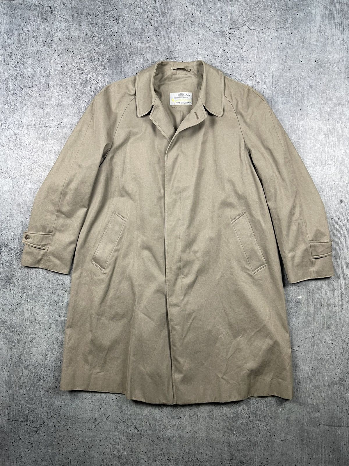 🔥 VINTAGE AQUASCUTUM TRENCH COAT MADE IN ENGLAND
